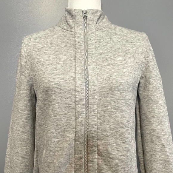 Victorias Secret Sport VS Grey High Neck Full Zip Sweatshirt XS - Picture 2 of 6